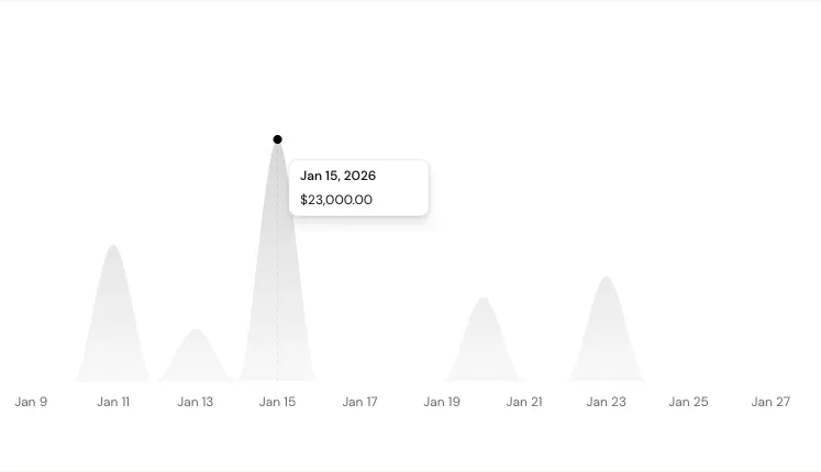 Track payouts without spreadsheets interface