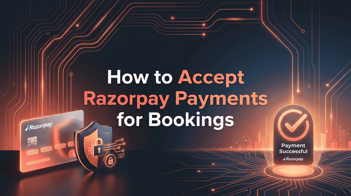 How to Accept Razorpay Payment for Bookings